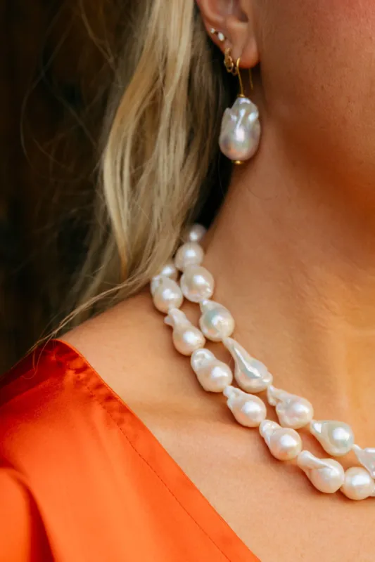 The Jaipur Drop Earrings by Reshelled sold by Hermoza