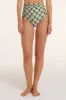 Tod High Waisted Ruched Two-Piece Swimsuit Bottom sold by Hermoza