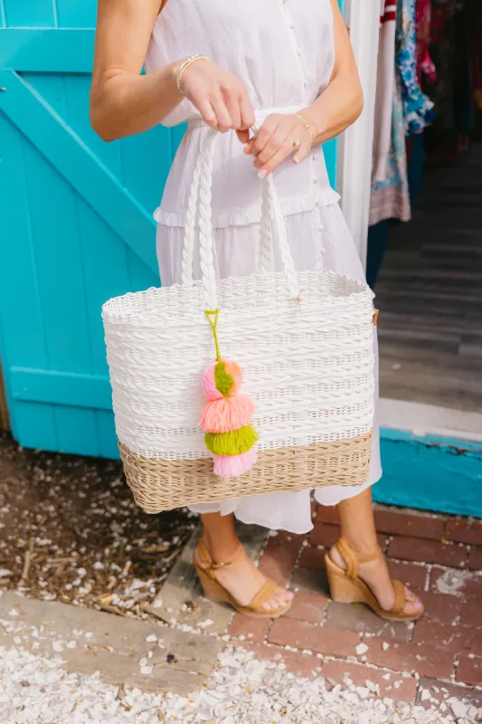 Coastal Knit Boardwalk Citron Tote by Squeeze de Citron sold by Hermoza