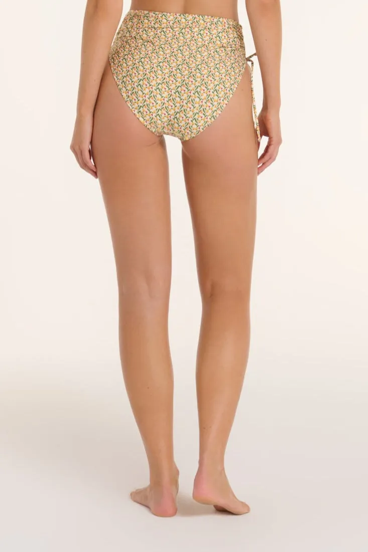 Mary Two-Piece High Waisted Side Tie Ditsy Floral Bottom sold by Hermoza product image thumbnail 3