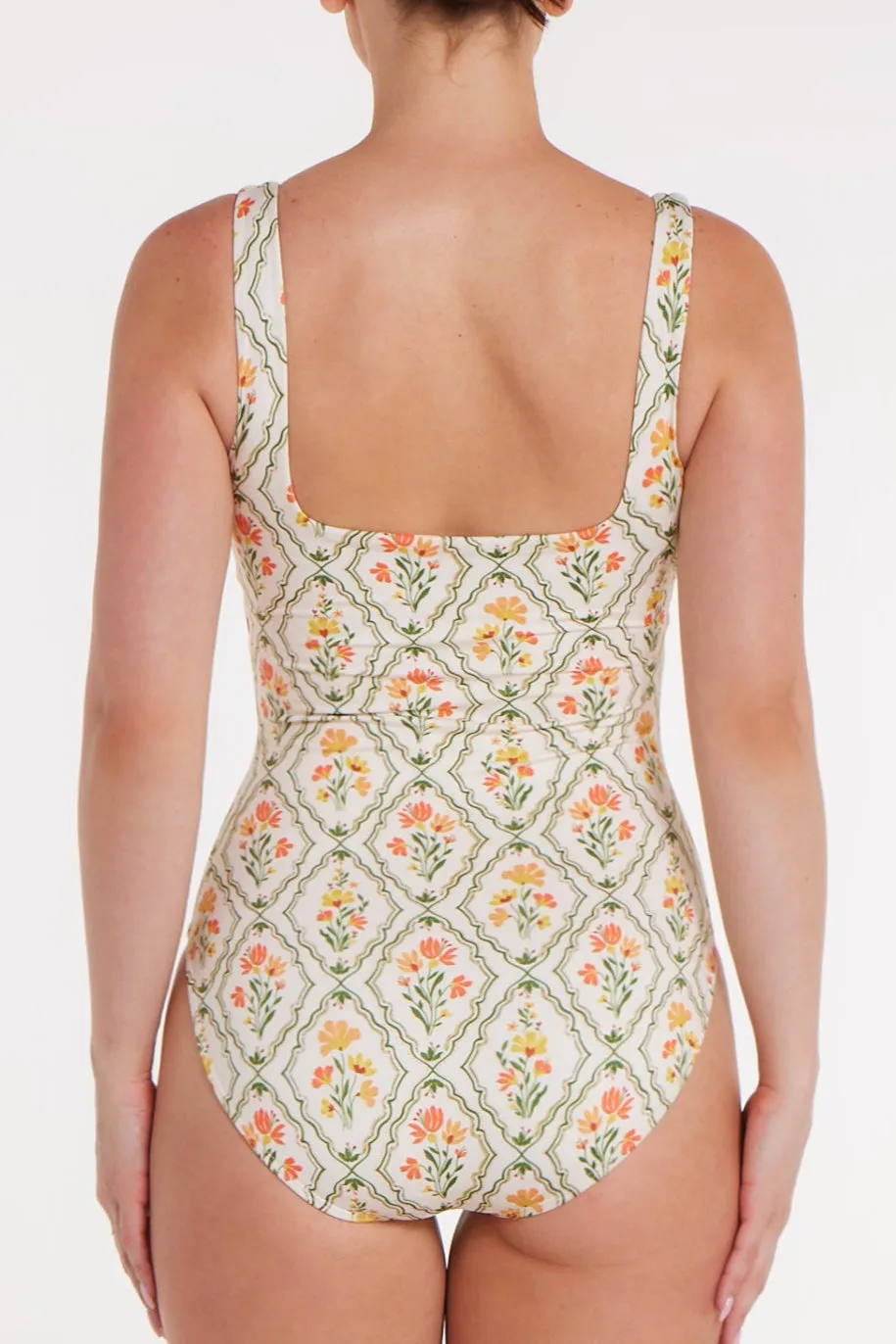 Janece Seamless Square Neck One-piece Swimsuit sold by Hermoza product image thumbnail 3