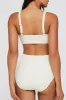Lucia Square Neck Two-Piece Bikini Top sold by Hermoza