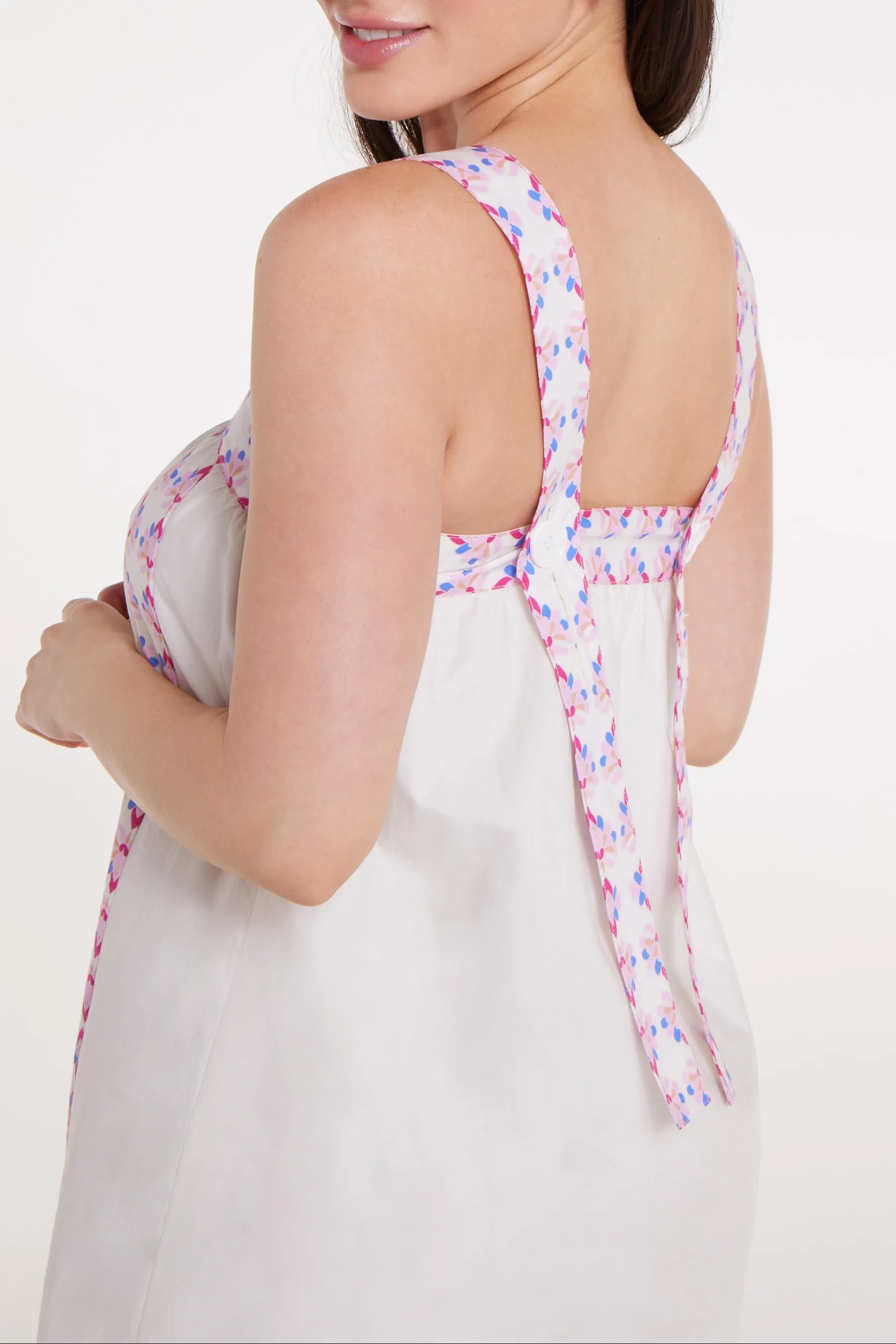 Ava Maxi Dress in Graceful Garlands sold by Hermoza product image thumbnail 2