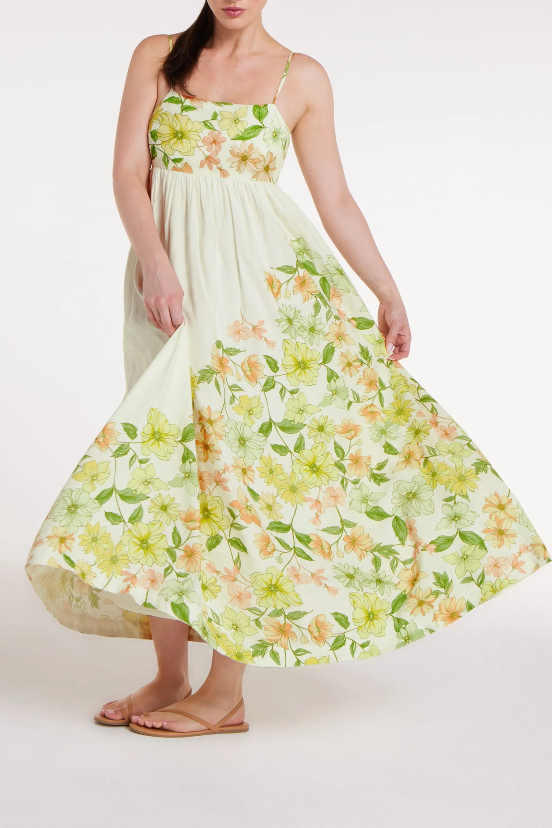 Emily Maxi Dress in Sights of Spring sold by Hermoza product image thumbnail 3