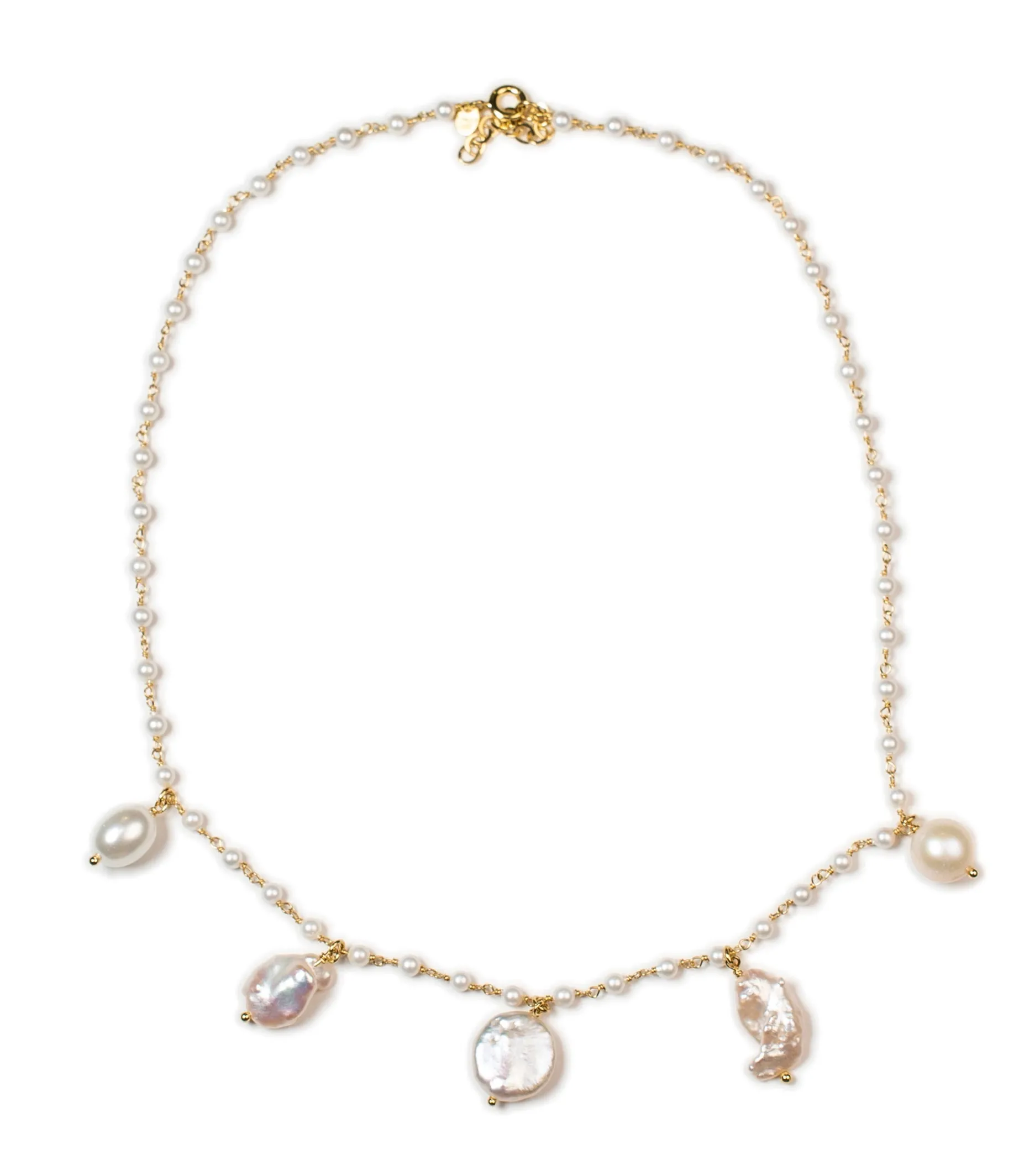 Cinque Perle Necklace by CASHFANA sold by Hermoza product image thumbnail 3