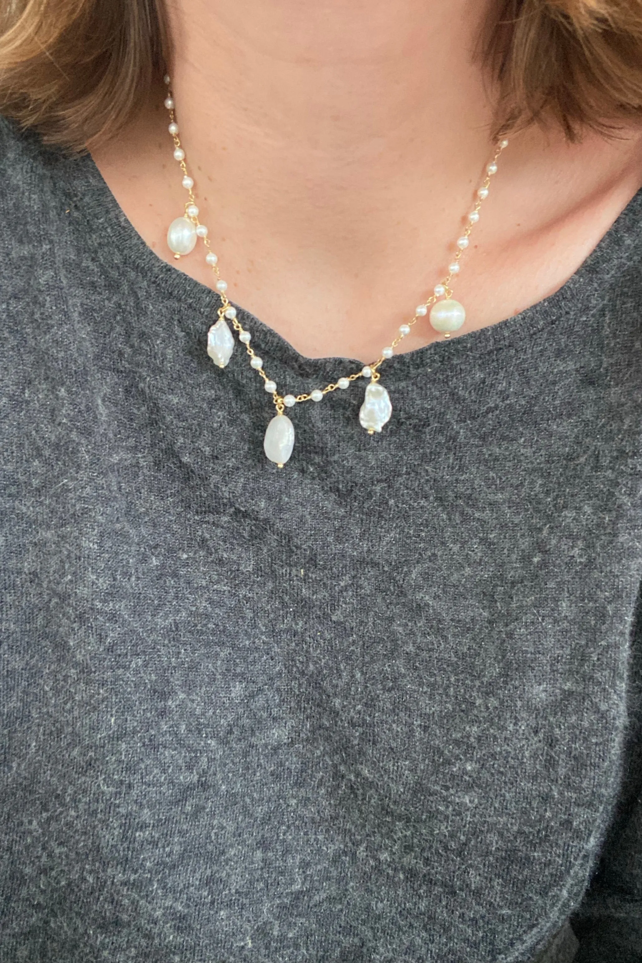 Cinque Perle Necklace by CASHFANA sold by Hermoza