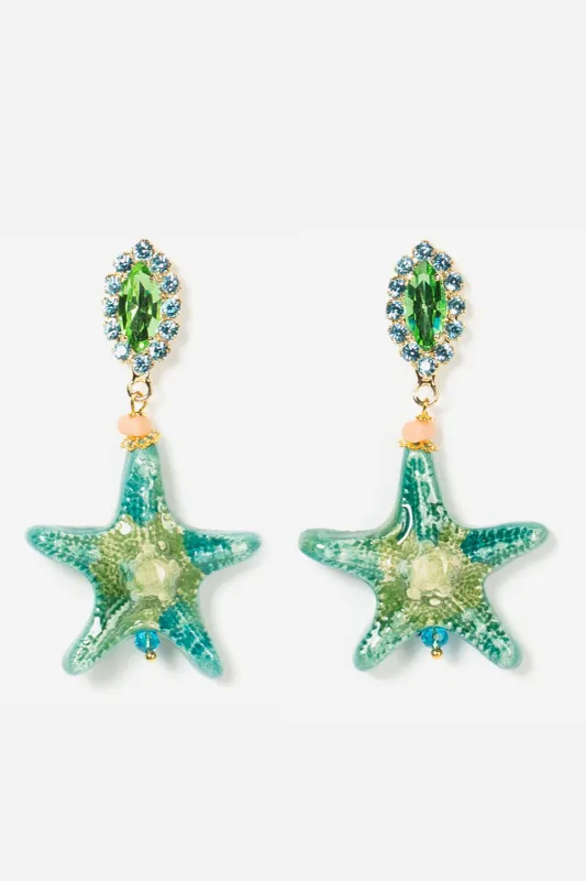 Estrella Del Mar Earrings by CASHFANA made by Hermoza