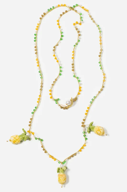 Triple Ananas Necklace by CASHFANA sold by Hermoza