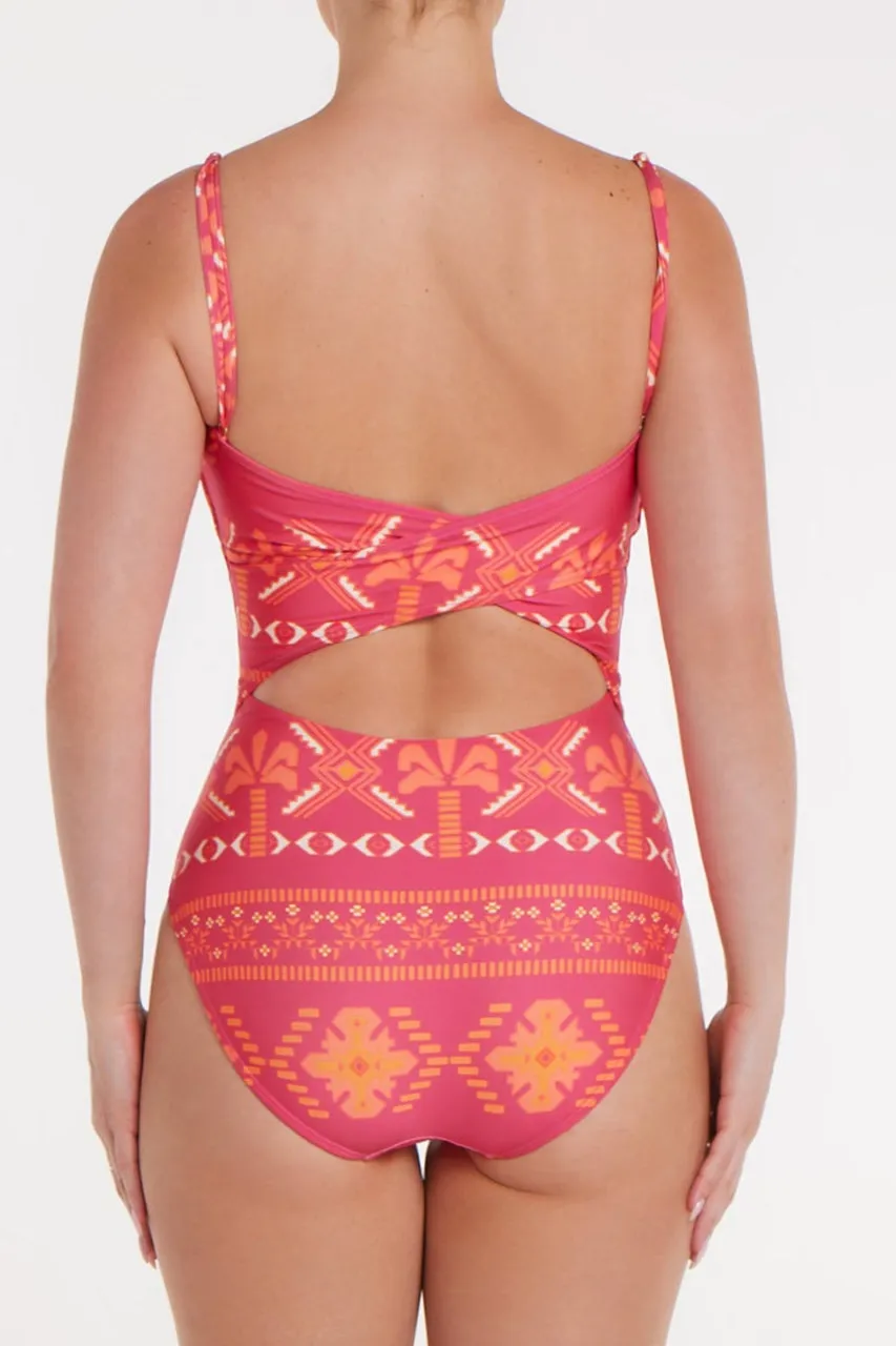 Leonor One-piece Swimsuit in Tribal Gone West sold by Hermoza product image thumbnail 3