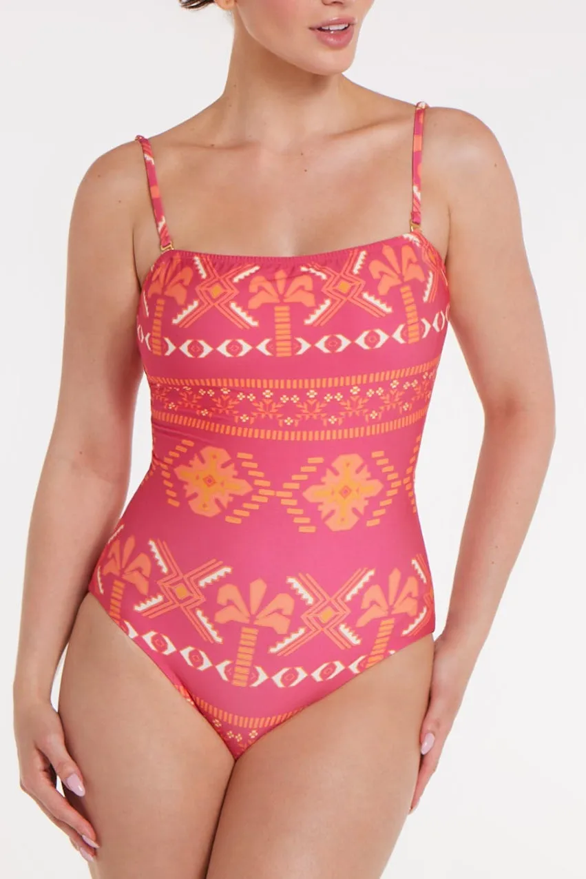 Leonor One-piece Swimsuit in Tribal Gone West sold by Hermoza product image thumbnail 2