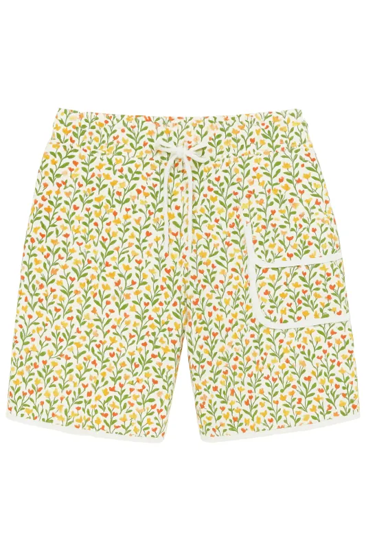 Little Pete Boys Trunks in Floral Tile sold by Hermoza