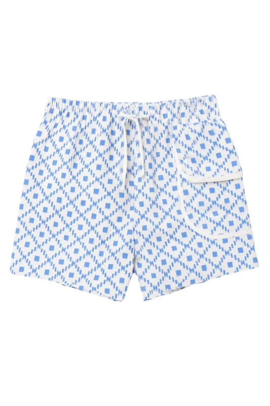 Little Pete Boys Trunks in Santorini Dots sold by Hermoza