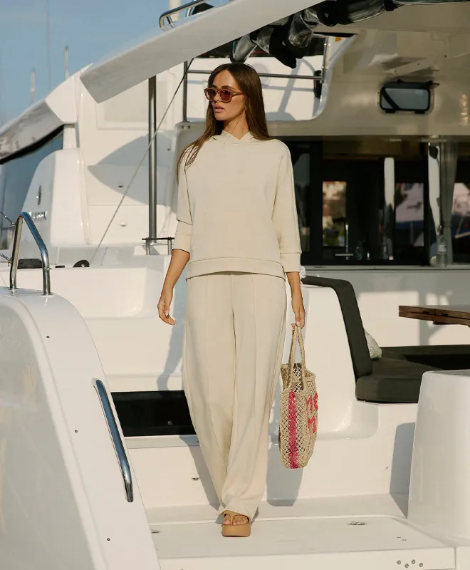 Taupe Jet Set Pant by PQ Swim sold by Hermoza