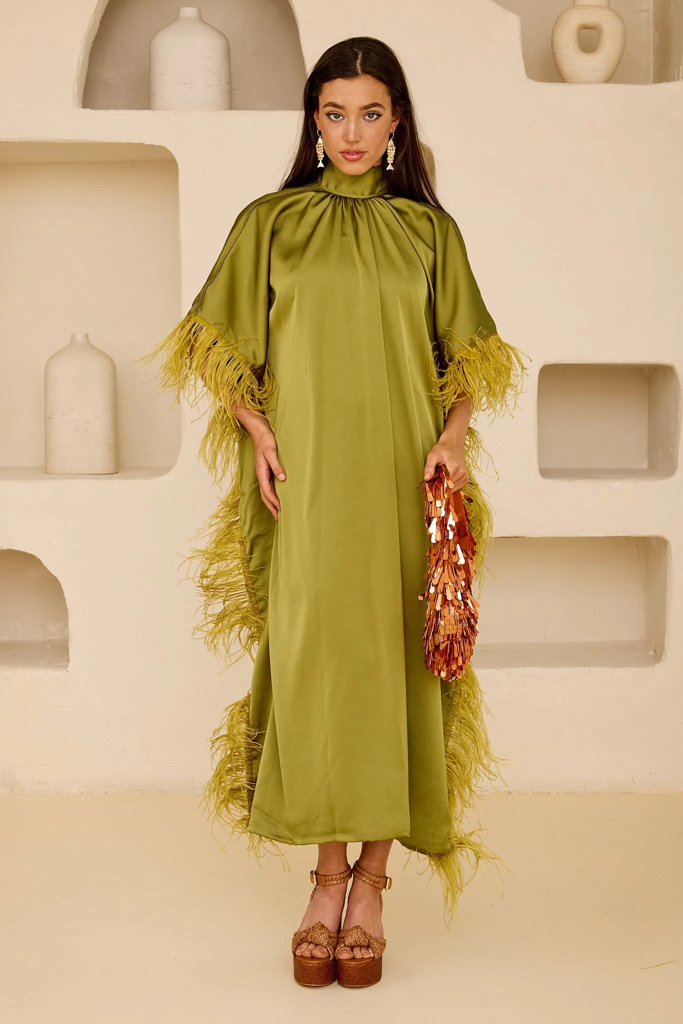 Mariposa Caftan by TELA Mercantile sold by Hermoza product image thumbnail 3