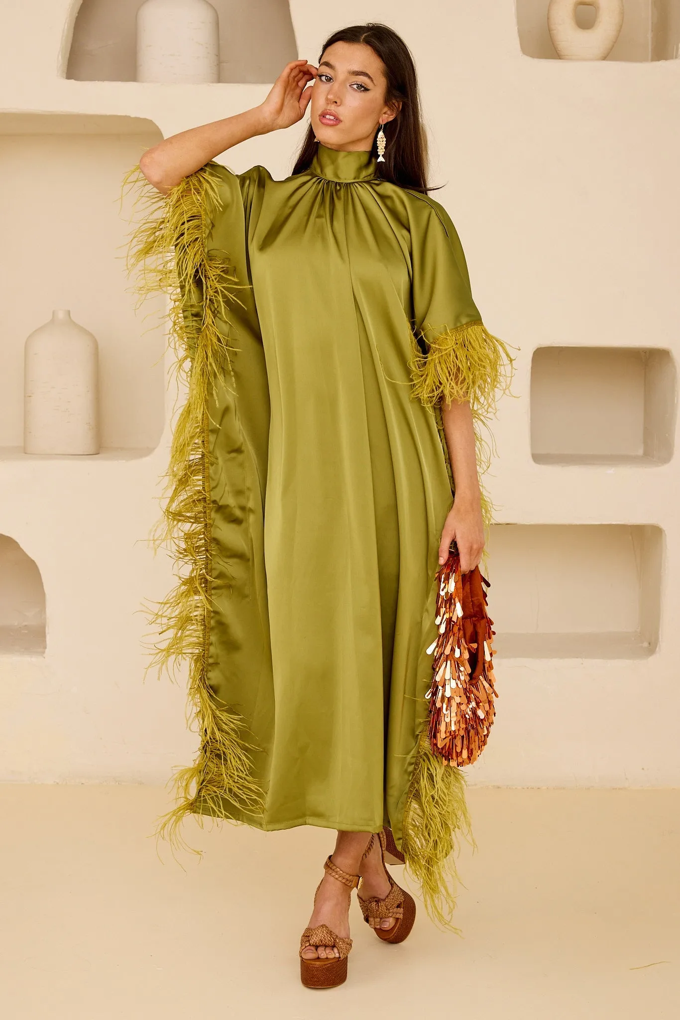 Mariposa Caftan by TELA Mercantile sold by Hermoza product image thumbnail 4