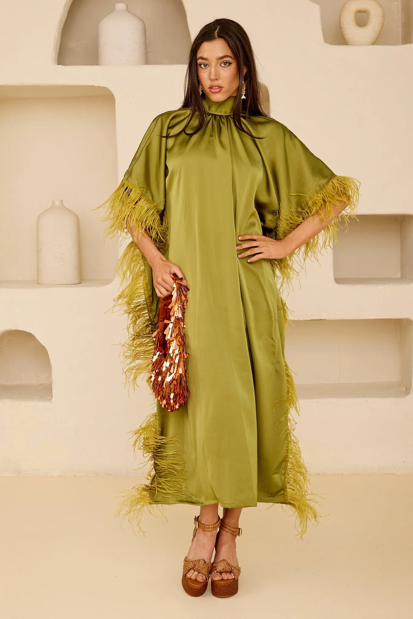 Mariposa Caftan by TELA Mercantile sold by Hermoza product image thumbnail 2