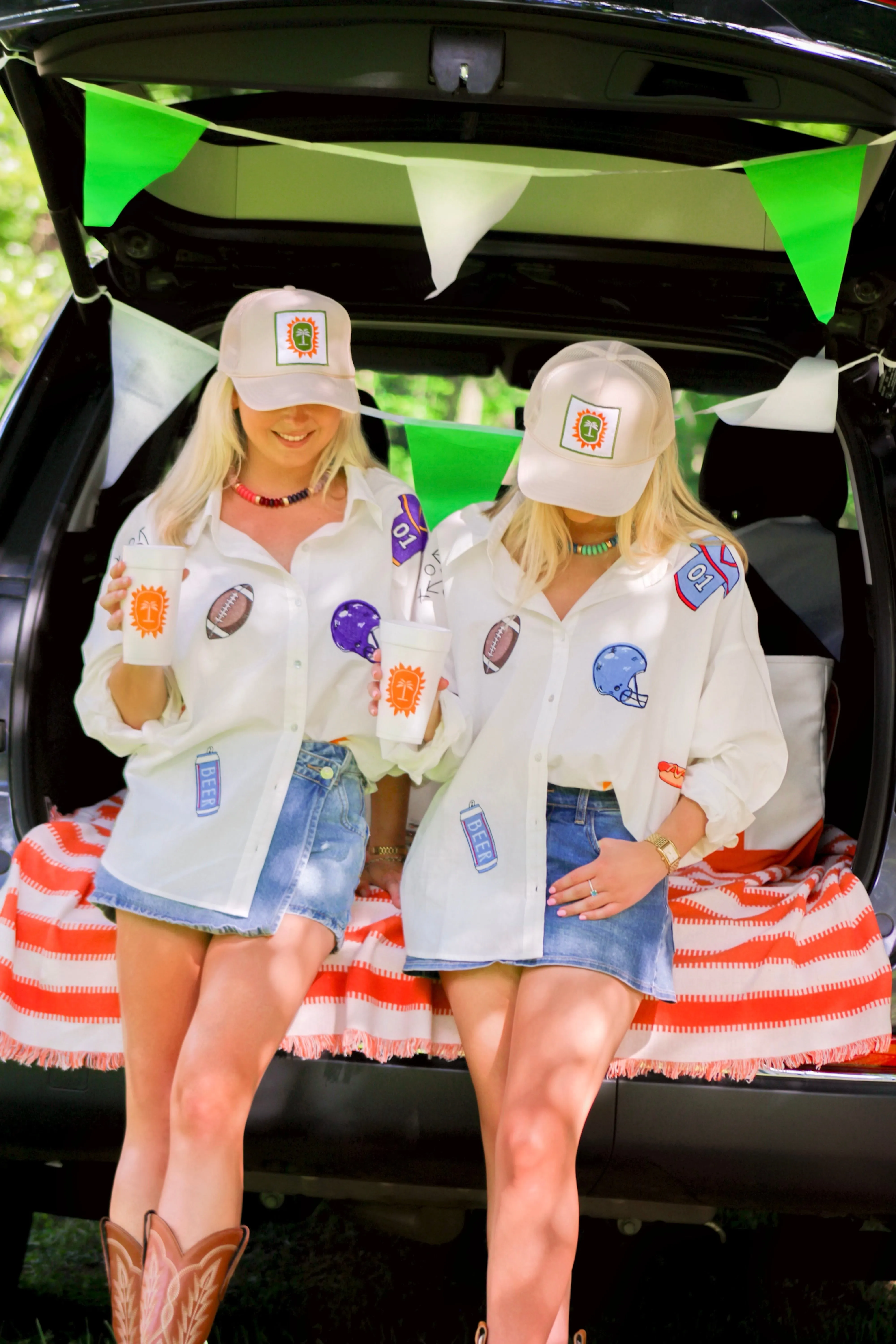 Gameday Oxford in Purple by TELA Mercantile sold by Hermoza product image thumbnail 2