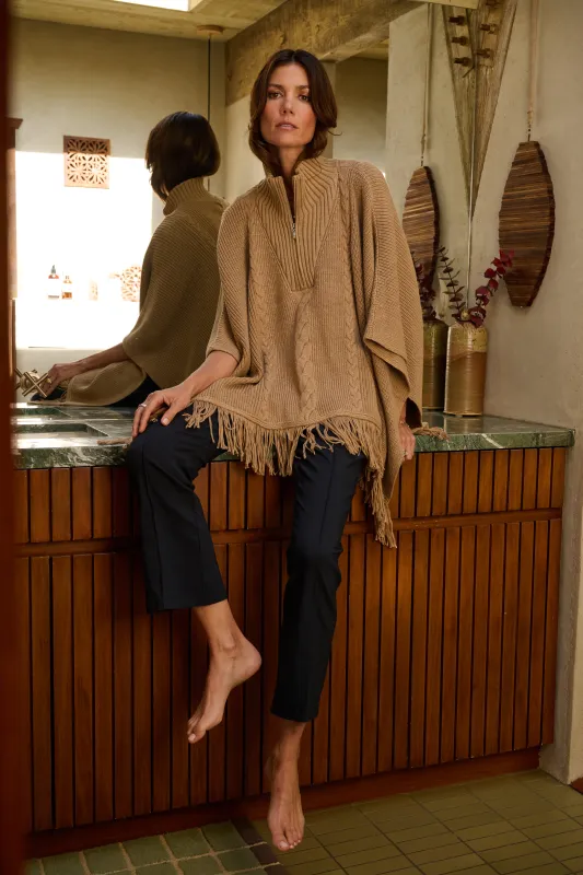 Carmen Flare Pant in Black sold by Hermoza