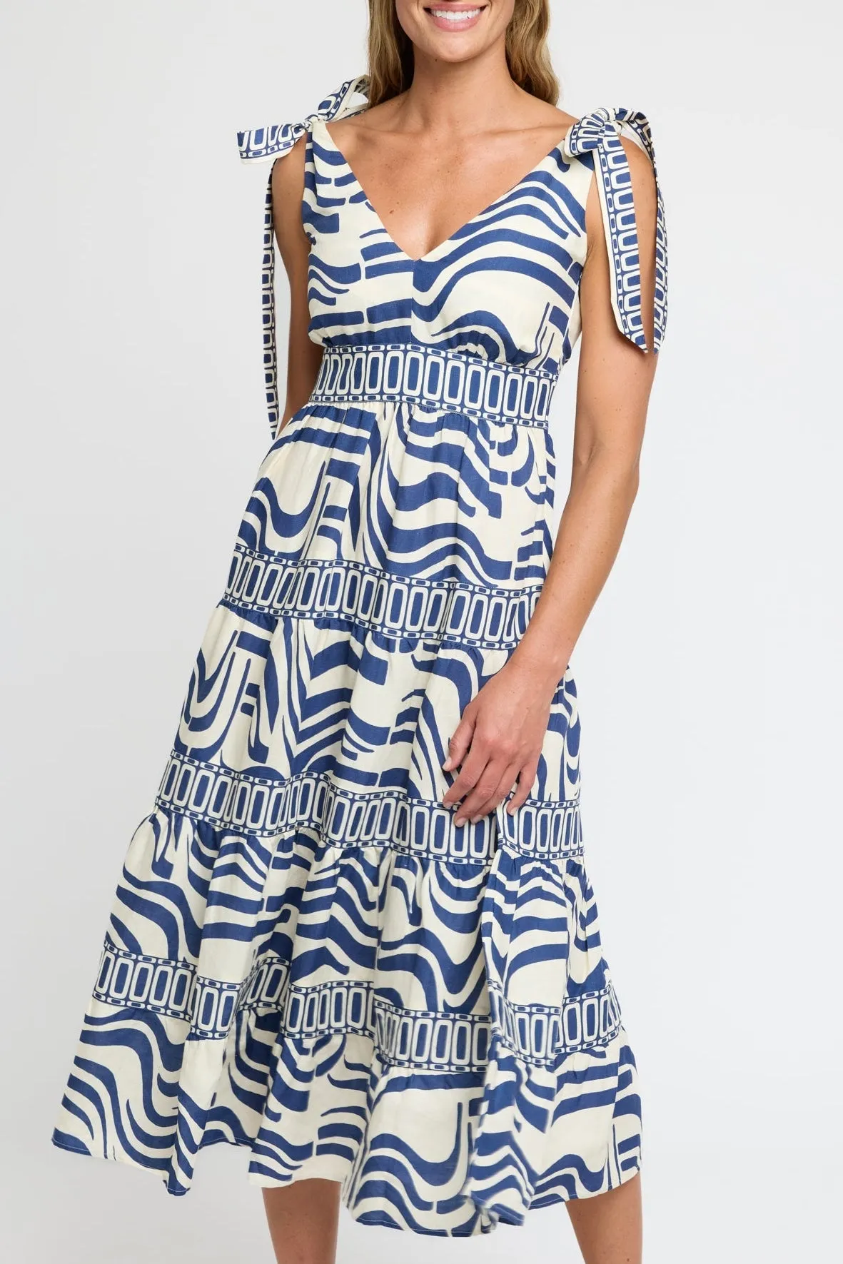 Jackie Maxi Dress in Revel In Retro - FINAL SALE sold by Hermoza product image thumbnail 3