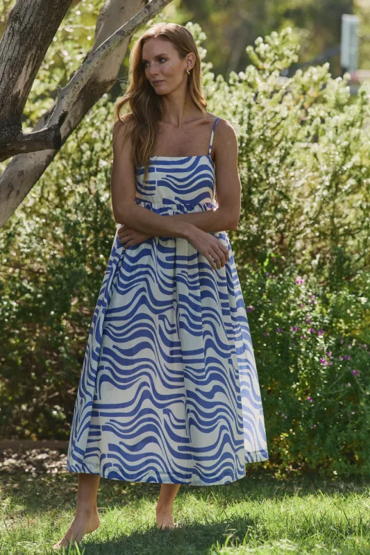 Emily Maxi Dress in Revel In Retro sold by Hermoza