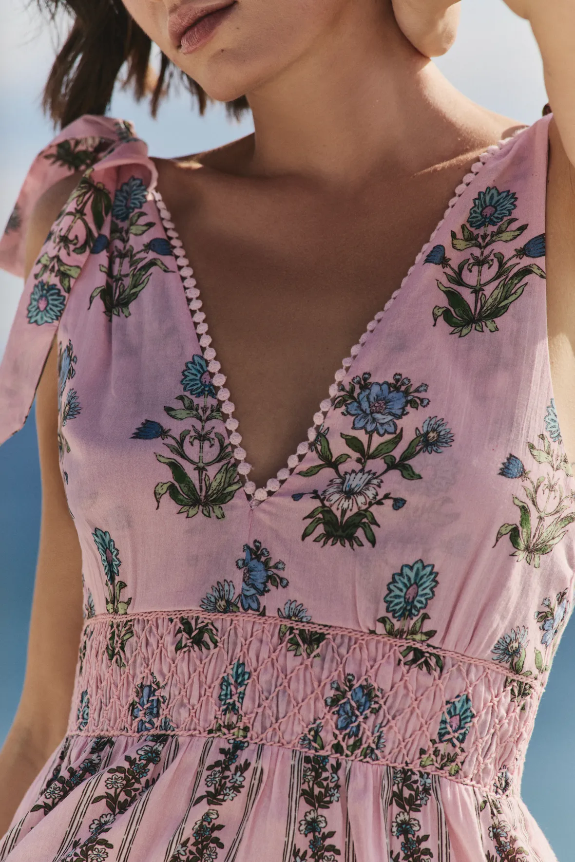 Jaclyn Mini Dress in A Moment In Time sold by Hermoza product image thumbnail 3