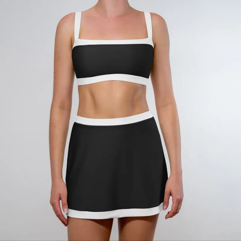 Elise Top in Black & White made by Hermoza