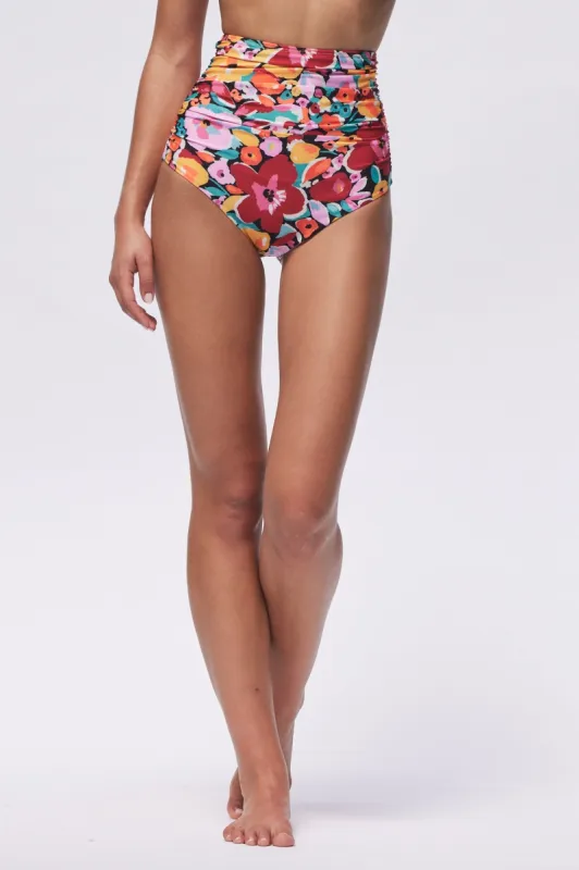 Tod High Waisted Ruched Two-Piece Swimsuit Bottom sold by Hermoza