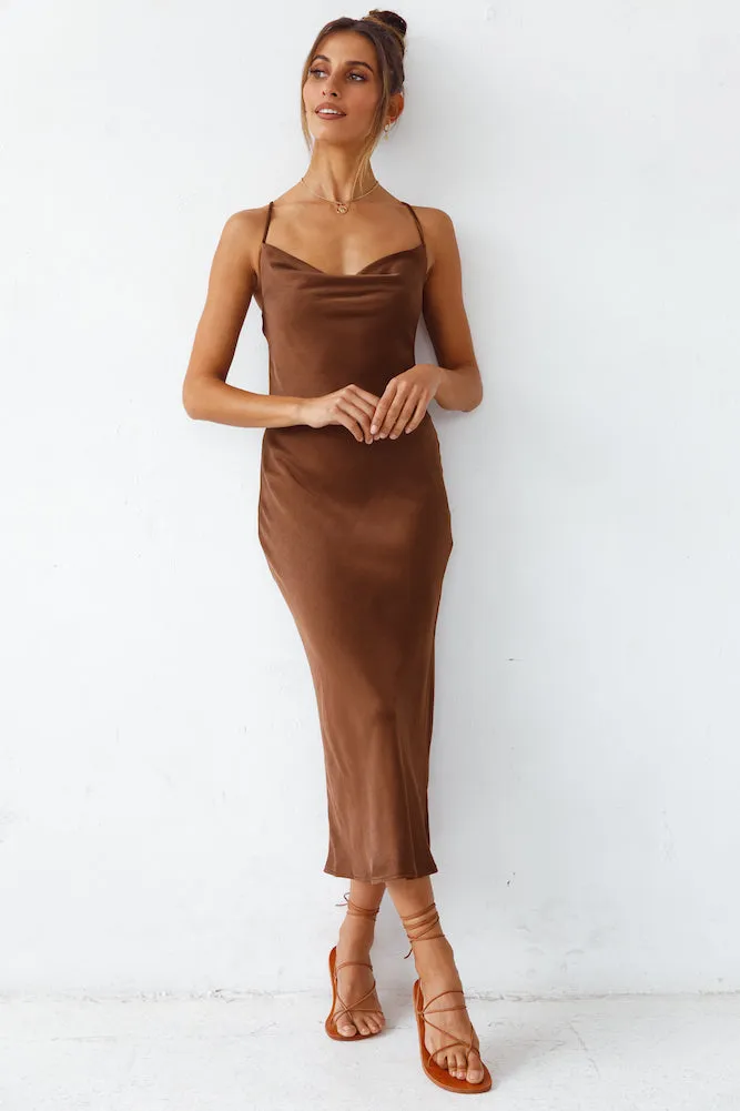 Sanctuary Maxi Dress Brown sold by Fortunate One product image thumbnail 4