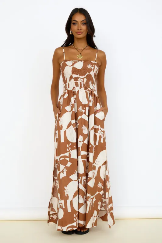 NUDE LUCY Safia Maxi Dress Tangier sold by Fortunate One