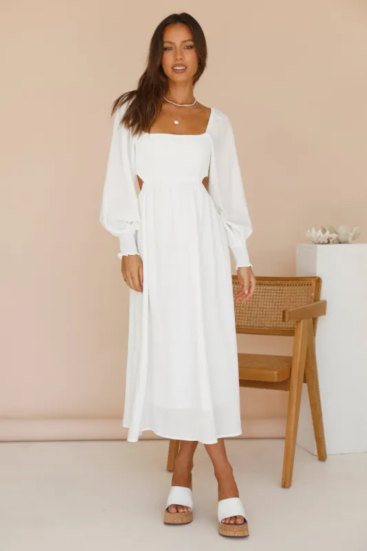 Greetings From An Angel Maxi Dress White sold by Fortunate One