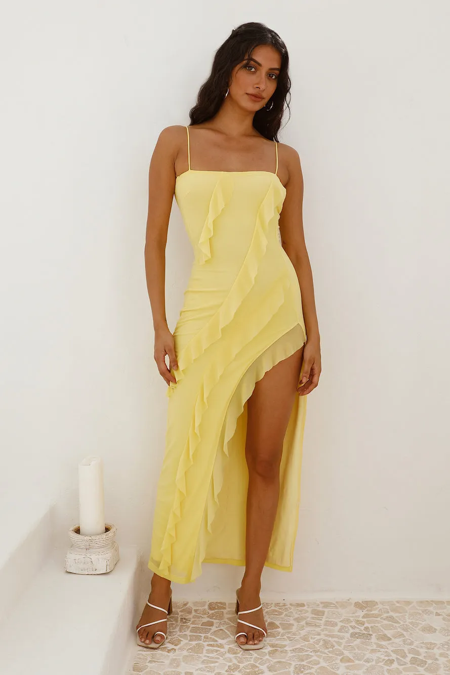 Dream Of Celebration Maxi Dress Yellow sold by Fortunate One product image thumbnail 4