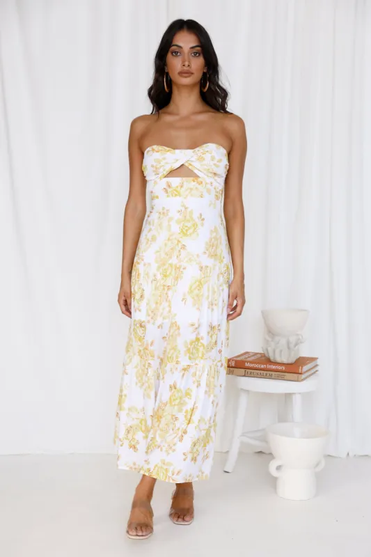 Cocoloco Maxi Dress Yellow sold by Fortunate One