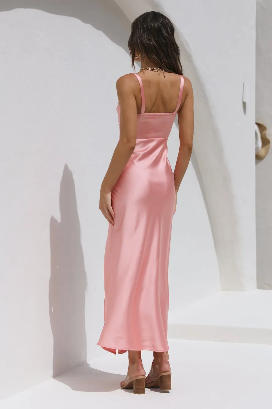 Late Nights Maxi Dress Pink sold by Fortunate One product image thumbnail 5