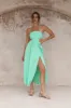 HELLO MOLLY Girls On Vacay Maxi Dress Green sold by Fortunate One