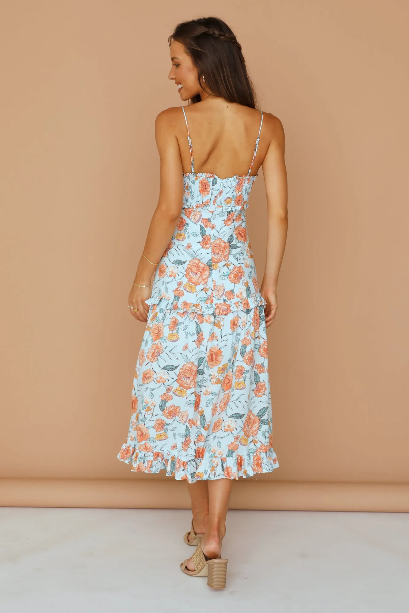 Morning Calls Maxi Dress Blue sold by Fortunate One product image thumbnail 5