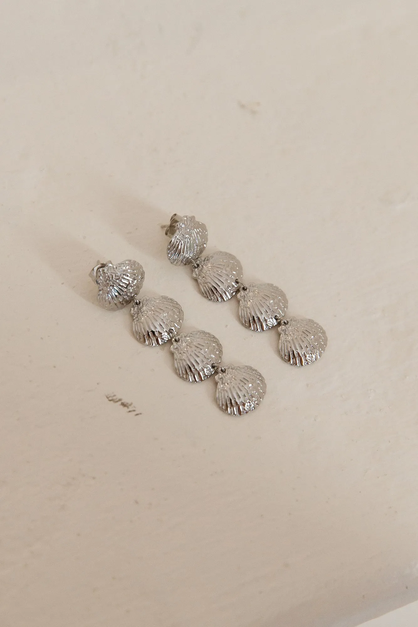 Softest Sand Earrings Silver sold by Fortunate One product image thumbnail 2