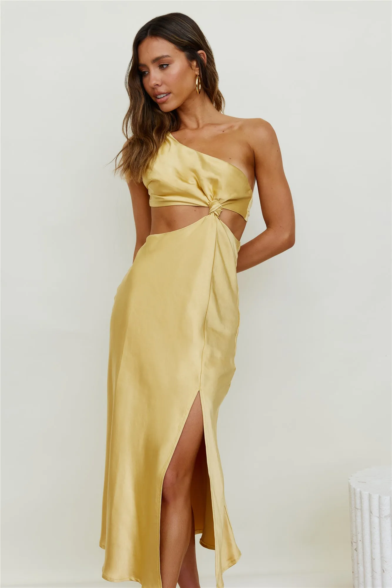 Evening Stars Maxi Dress Yellow sold by Fortunate One product image thumbnail 2