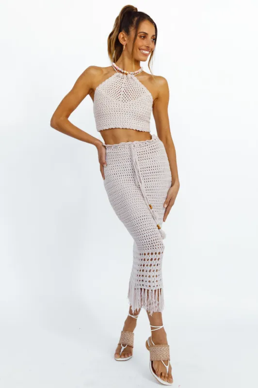 Sunset Is Yours Crop Top Dusty Rose sold by Fortunate One