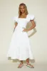 Adela Maxi Dress White sold by Fortunate One