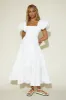 Adela Maxi Dress White sold by Fortunate One
