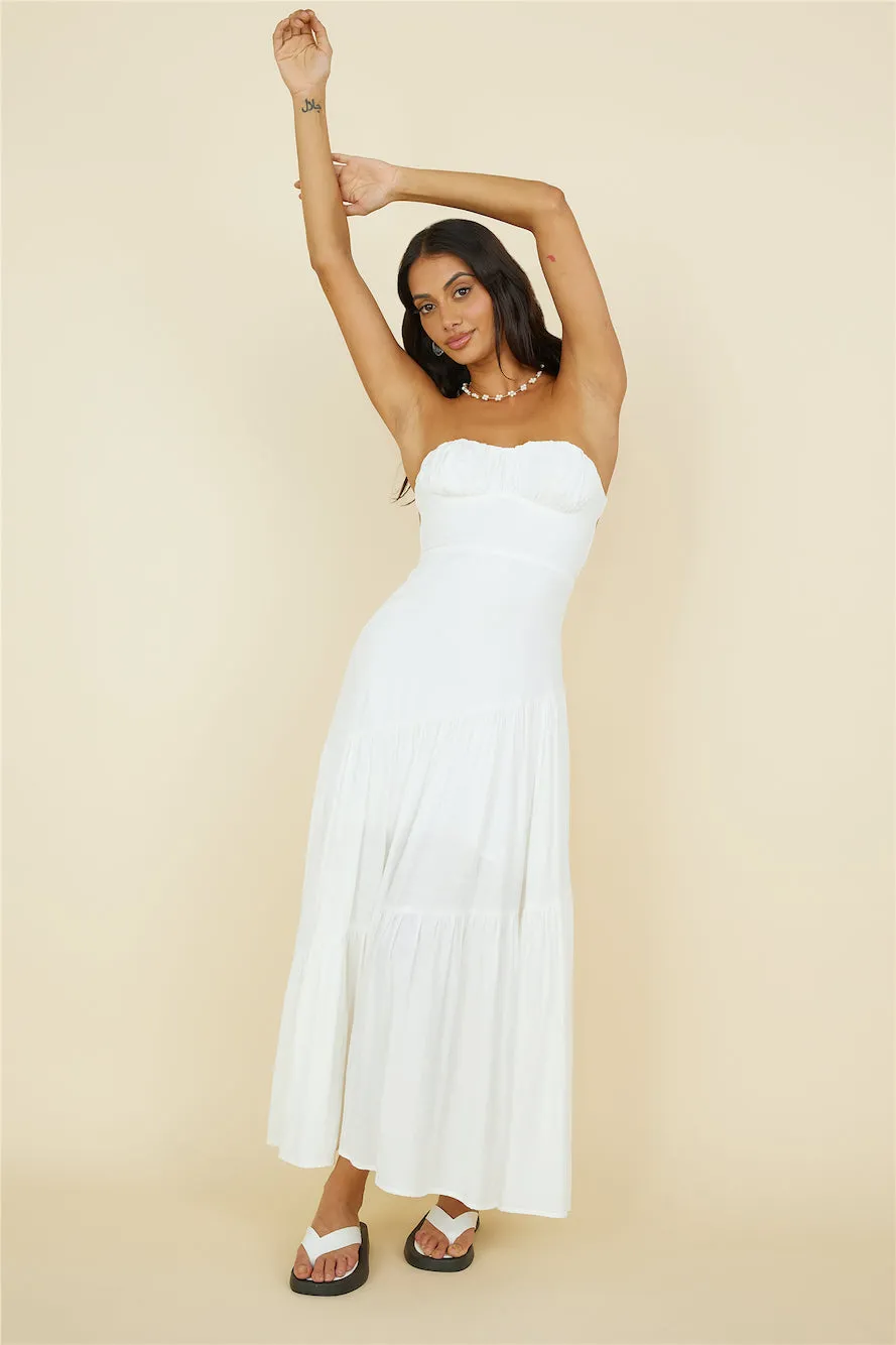 Névé Maxi Dress White sold by Fortunate One product image thumbnail 3