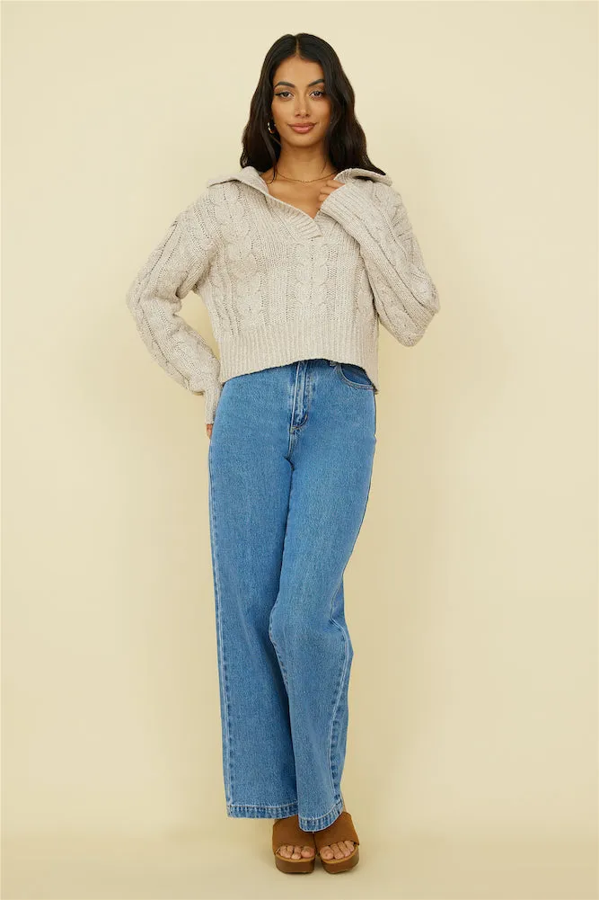 ABRAND A 94' High & Wide Jean Mid blue sold by Fortunate One product image thumbnail 2