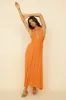 Skyfall Midi Dress Orange sold by Fortunate One