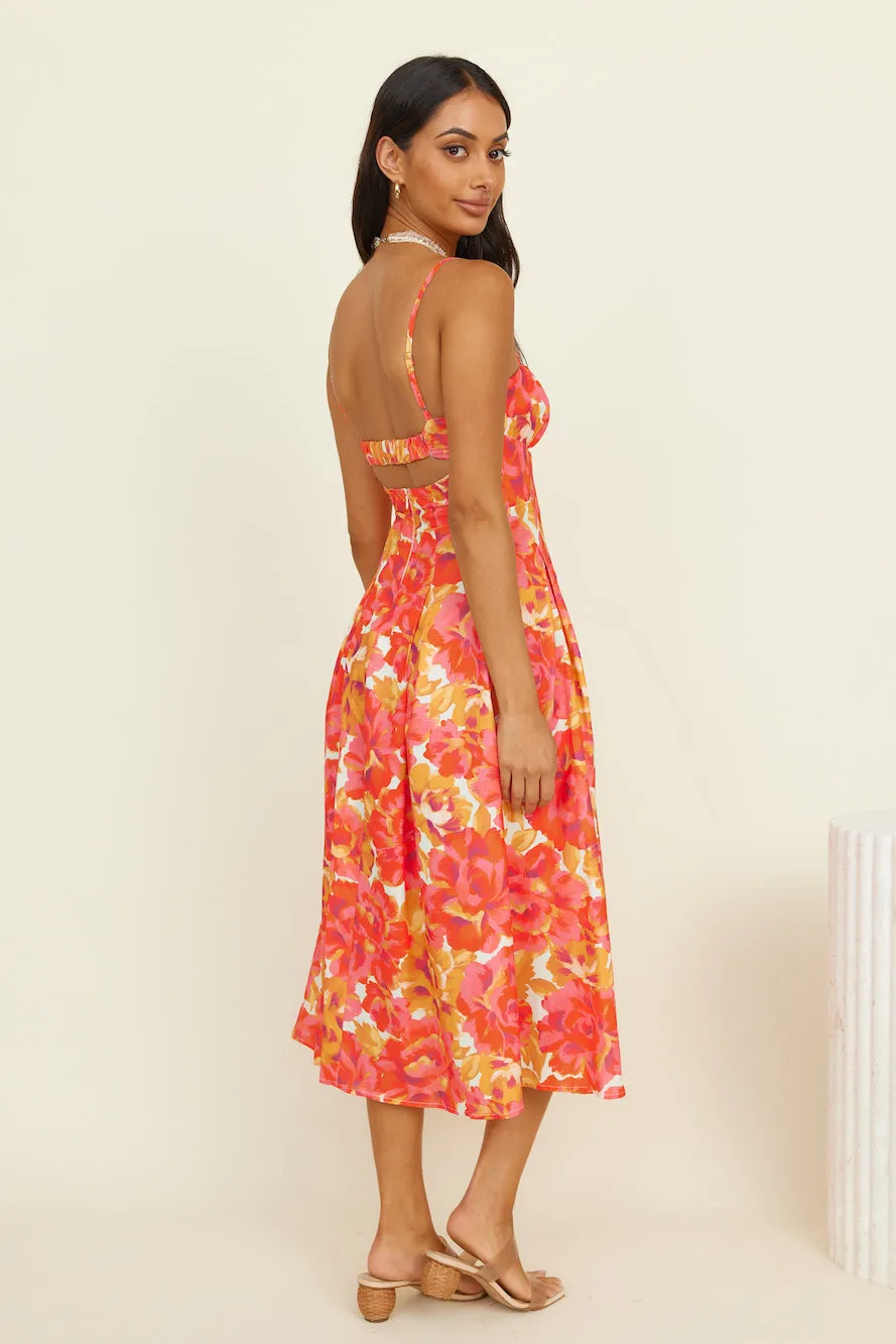 Count On You Maxi Dress Orange sold by Fortunate One product image thumbnail 4
