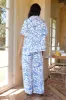 Tranquility Linen Pants Blue sold by Fortunate One