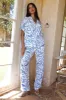 Tranquility Linen Pants Blue sold by Fortunate One