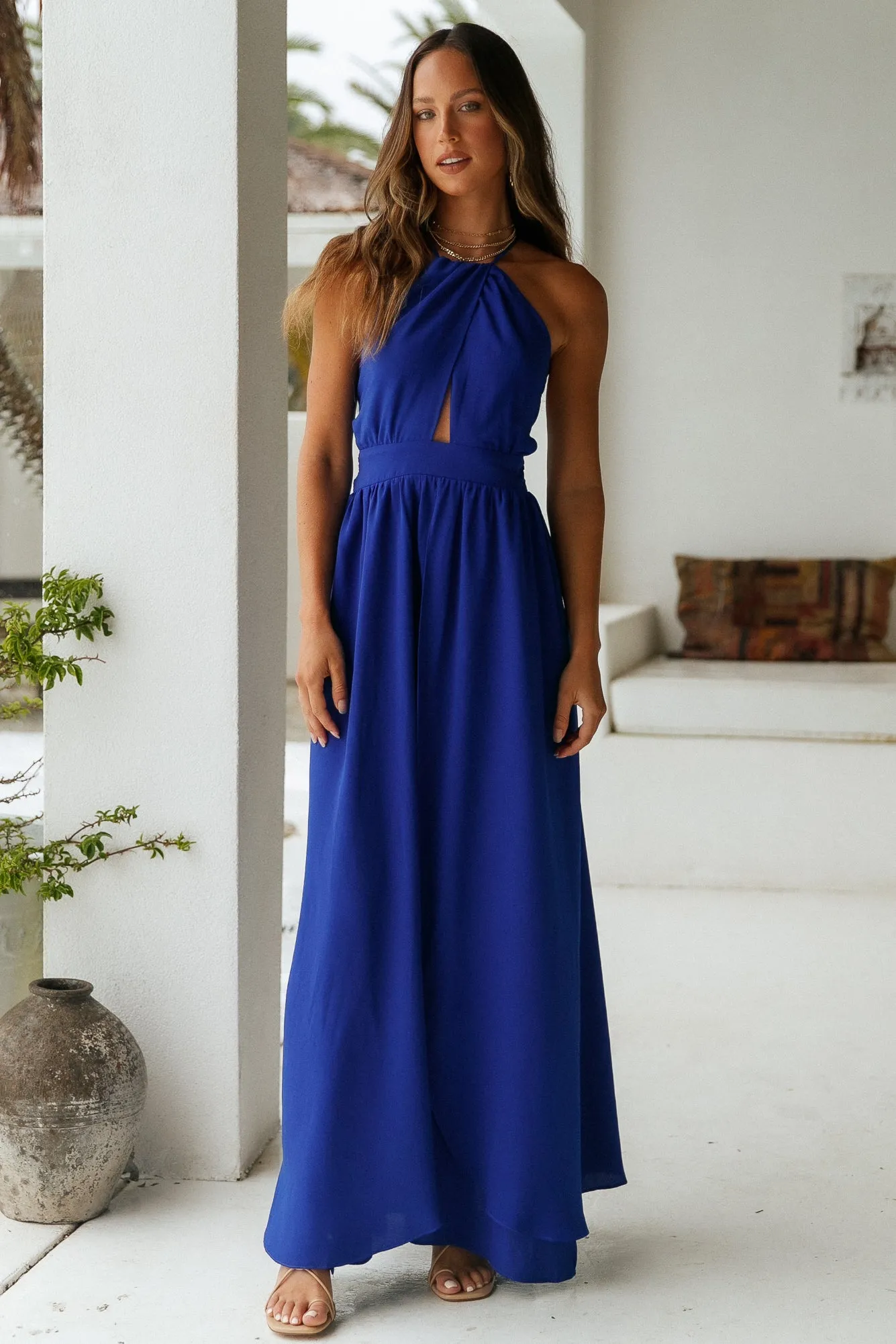 Avenda Maxi Dress Royal Blue sold by Fortunate One