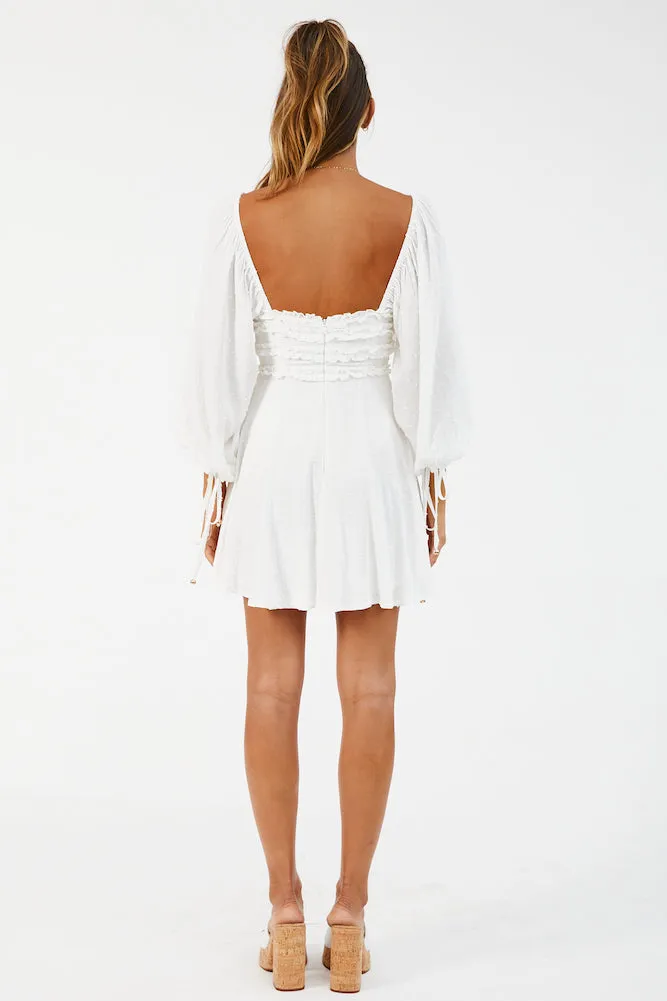 With Love Dress White sold by Fortunate One product image thumbnail 5