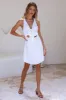 Island Cruise Dress White sold by Fortunate One
