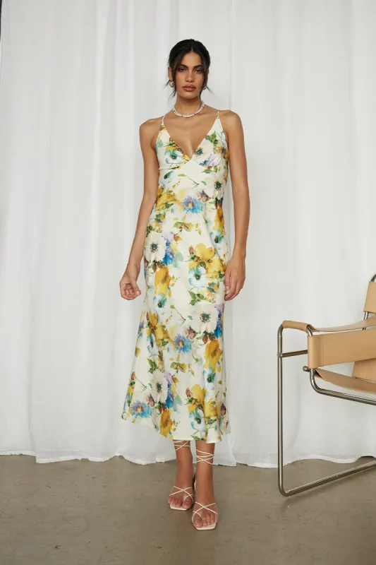 Helios Maxi Dress Floral sold by Fortunate One